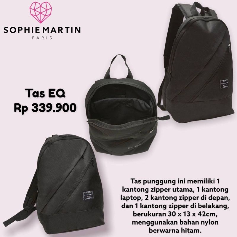 TAS RANSEL PRIA BERNY  ALIVE TAS KERJA PRIA MUAT LAPTOP TAS SEKOLAH