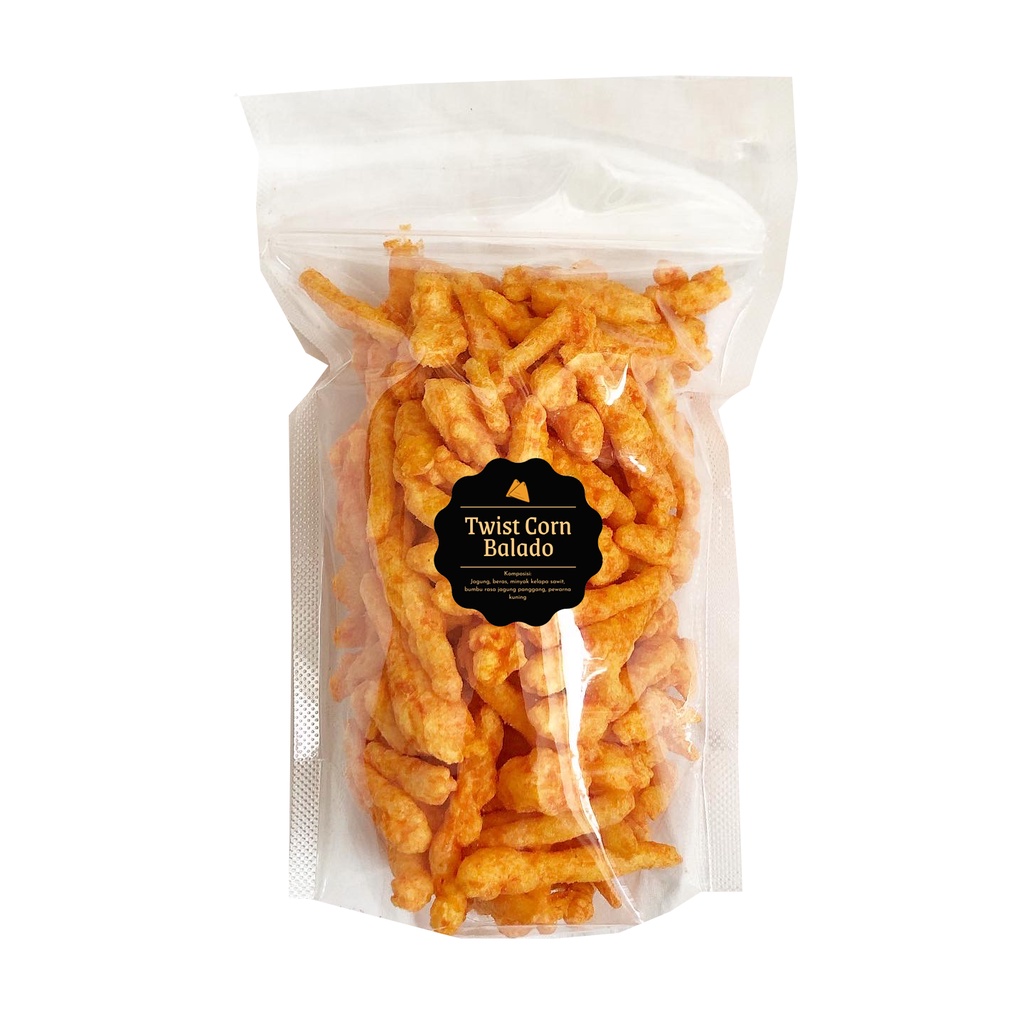 [DELISH SNACKS] Paket Bundling Twist Corn (M) / Cemilan Camilan / Special Bundle Package / Ori + Balado