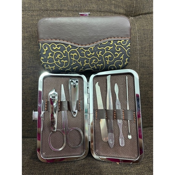 1 set alat gunting kuku / alat manicure pedicure / alat perawatan kuku portable / alat kecantikan set gunting kuku