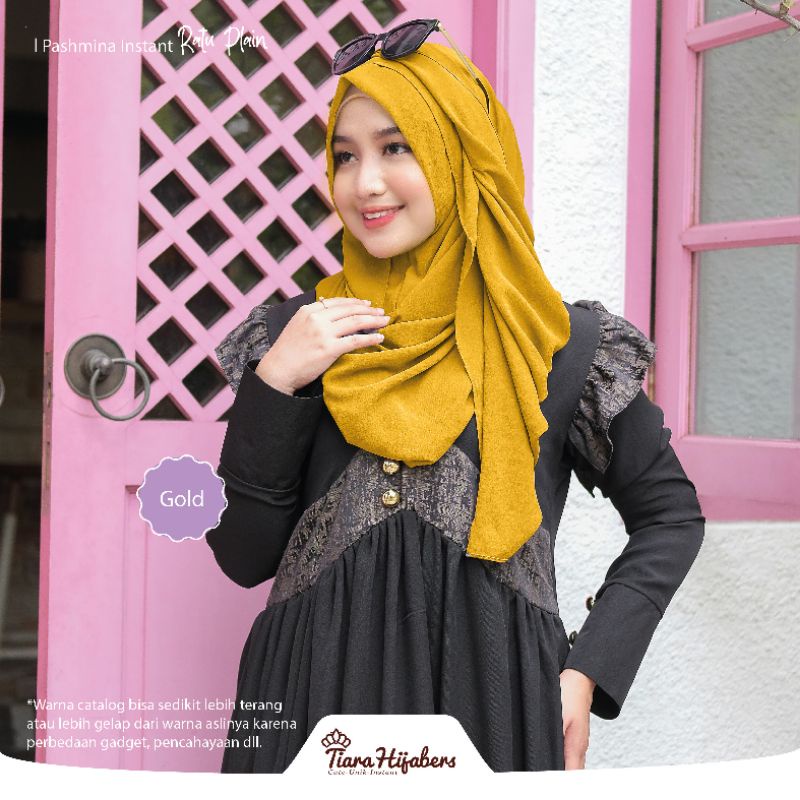 Jilbab Instan // PHRP // tiara Hijabers-GOLD