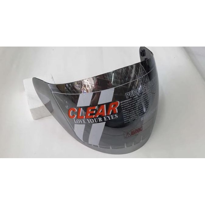 new produk kaca helm ink centro kyt djmaru warna silver merk clear barang terjamin