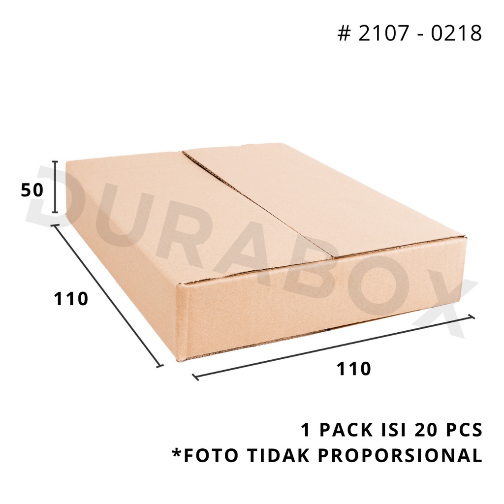 

11 x 11 x 5 cm A1 | KARDUS / KARTON BOX CORRUGATED - KEMASAN / PACKAGING / PACKING MAKANAN | #2107-0218