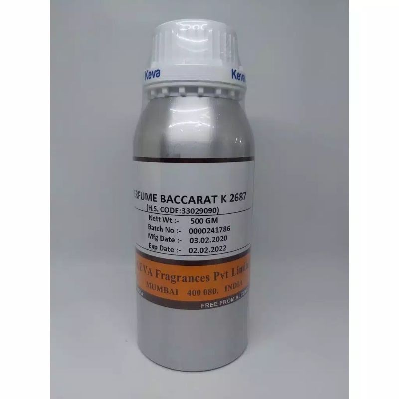 Parfum Baccarat 2687 Keva 500 Gram Bibit Biang Parfum Bakarat India Original Minyak Wangi BACARAT As