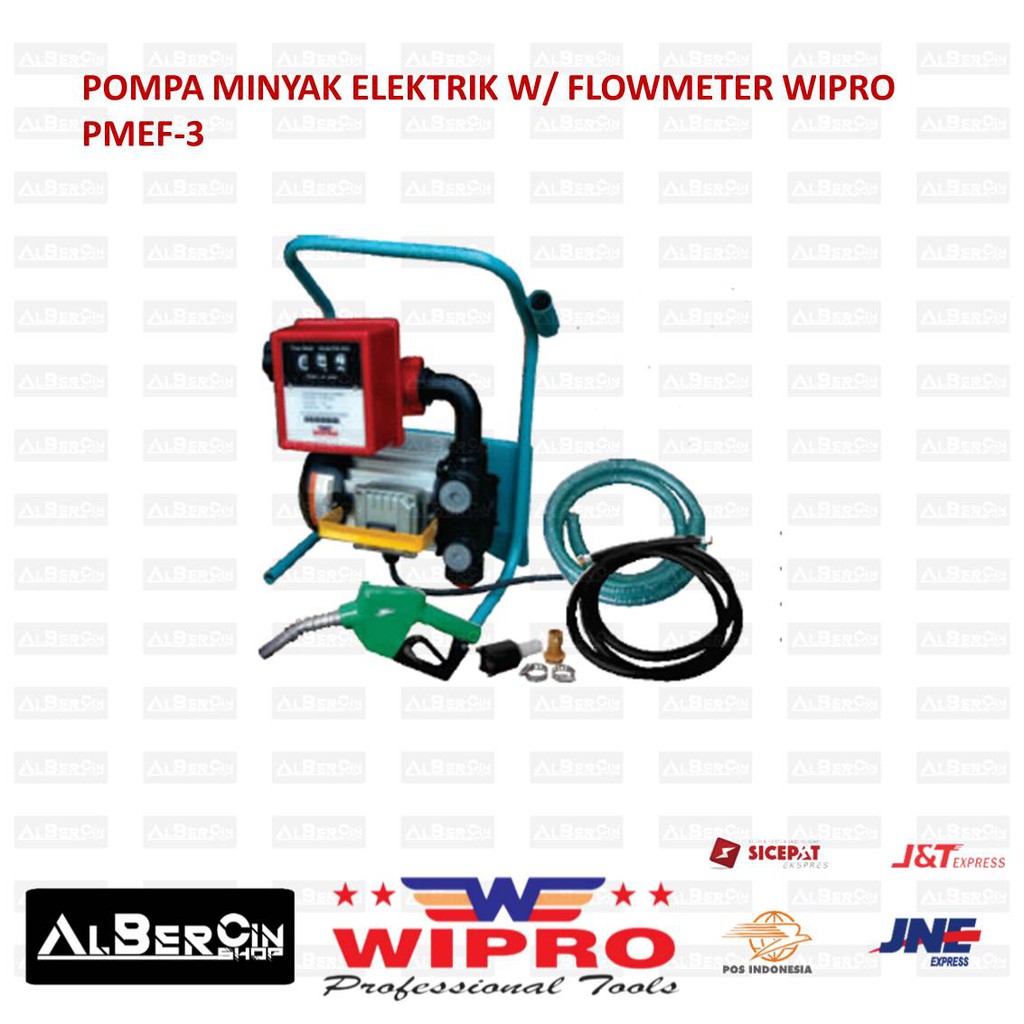 Pompa Minyak Oli Solar Elektrik With Flow Meter WIPRO PMEF-3 PMEF3