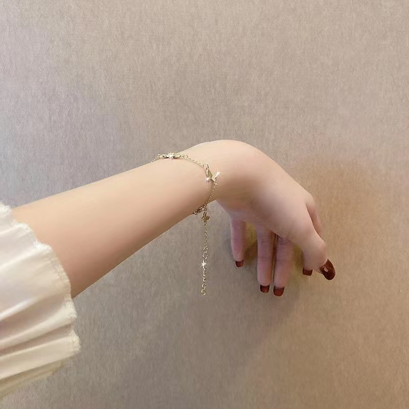 (Hello Girl)G11 Gelang Wanita Gelang Tangan Serut Import