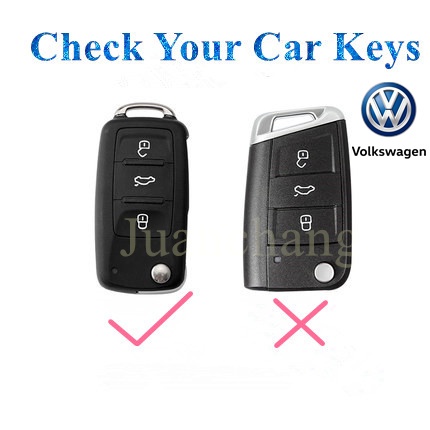 Case Kunci Mobil Bahan Silikon Karbon Untuk Volkswagen VW Golf 4 5 6 MK4 MK5 MK6 Tiguan MK1 Touareg Beetle