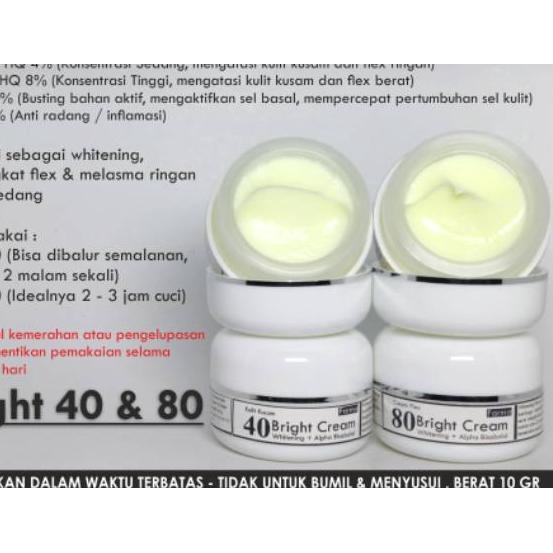 AYO BELI➜ Terlaris !!! Bright 40 | Bright 60 | Six Glow | Bright 80 | Eight Glow | Bright cream flek