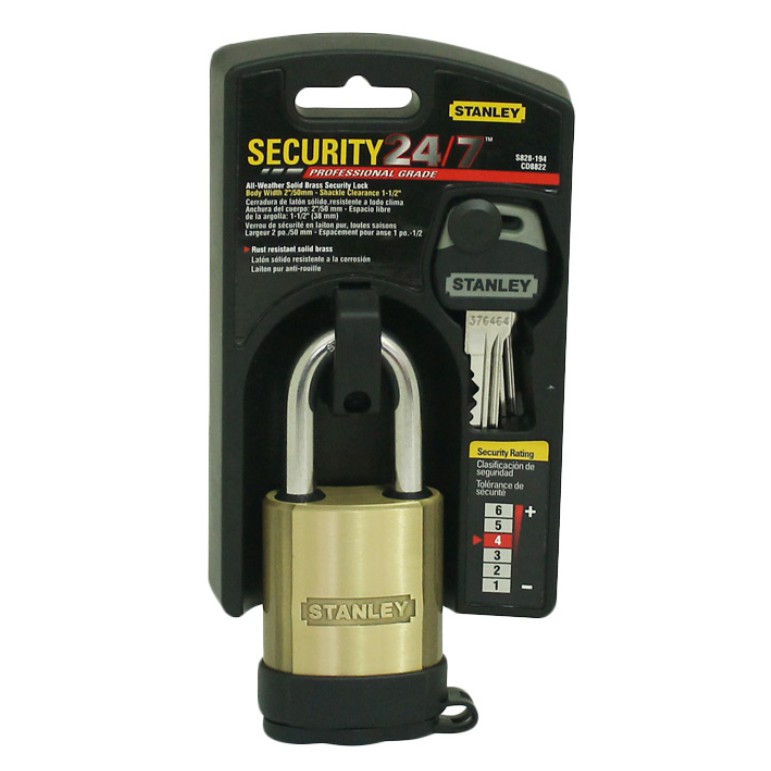 Gembok Stanley S828-194CD8822 Padlock All-Wthr Solid (2 Inch/50 mm)