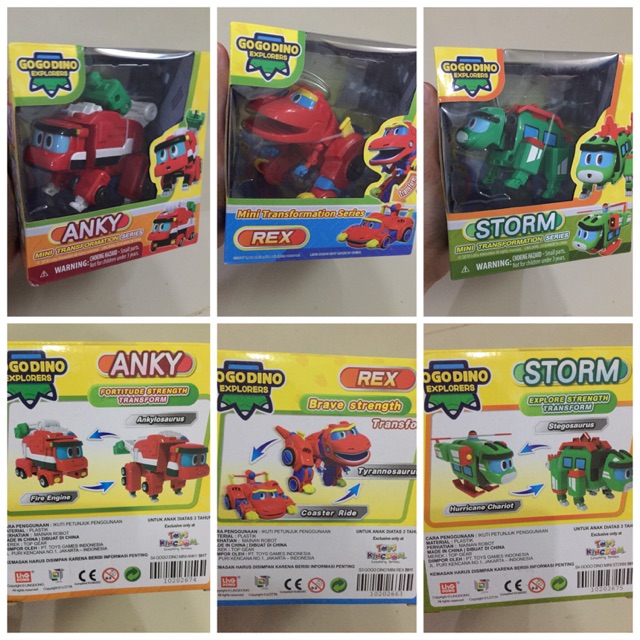 Mainan dinosaurus Gogo Dino original Toys Kingdom