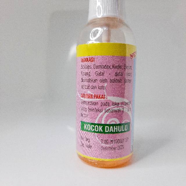 Scadix obat SPRAY anti infeksi kulit scabies demodex kudis koreng eksim gatal