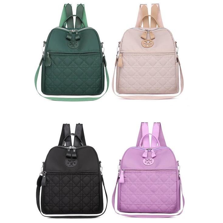 BJ16082 - BEIGE/BLACK/GREEN/PURPLE - TAS RANSEL BACKPACK PUNGGUNG SALE WANITA FASHION IMPORT MODIS ELEGAN TERMURAH TERLARIS TERBARU BAGSTORE JAKARTA TAS BATAM EL6082 3912 LT1993 ZC2001