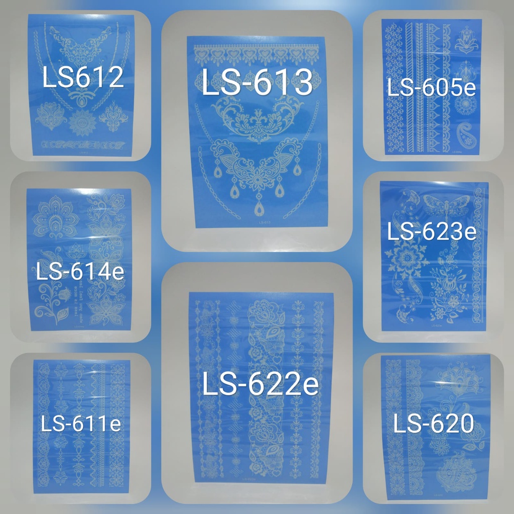 HENNA WHITE TATTO TEMPORARY WHITE GOLD