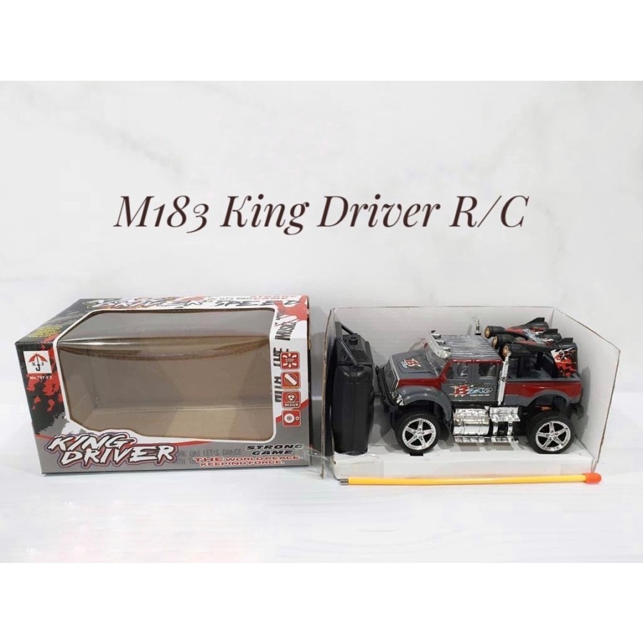 M183 Mainan Mobil RC Jeep KING DRIVER Truck Remote Control Toys untuk anak