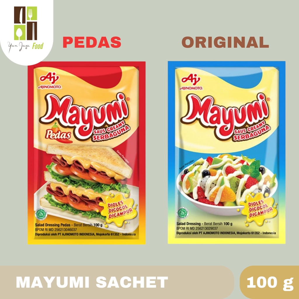 Mayumi Saus Mayo Original / Pedas Sachet 100g