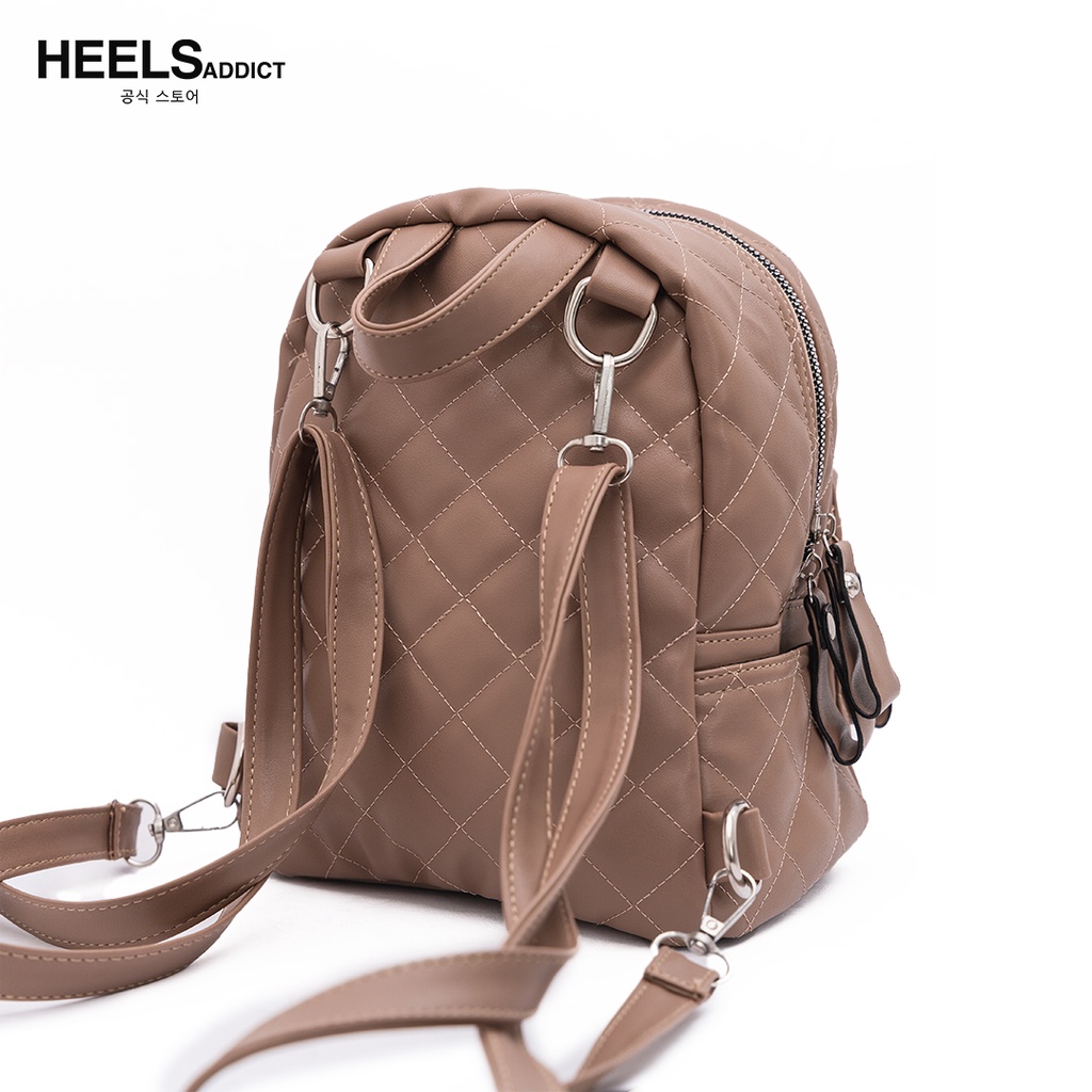 Heelsaddict - Cadde - Premium Korean Quilted Backpack Bag Ransel Wanita-3
