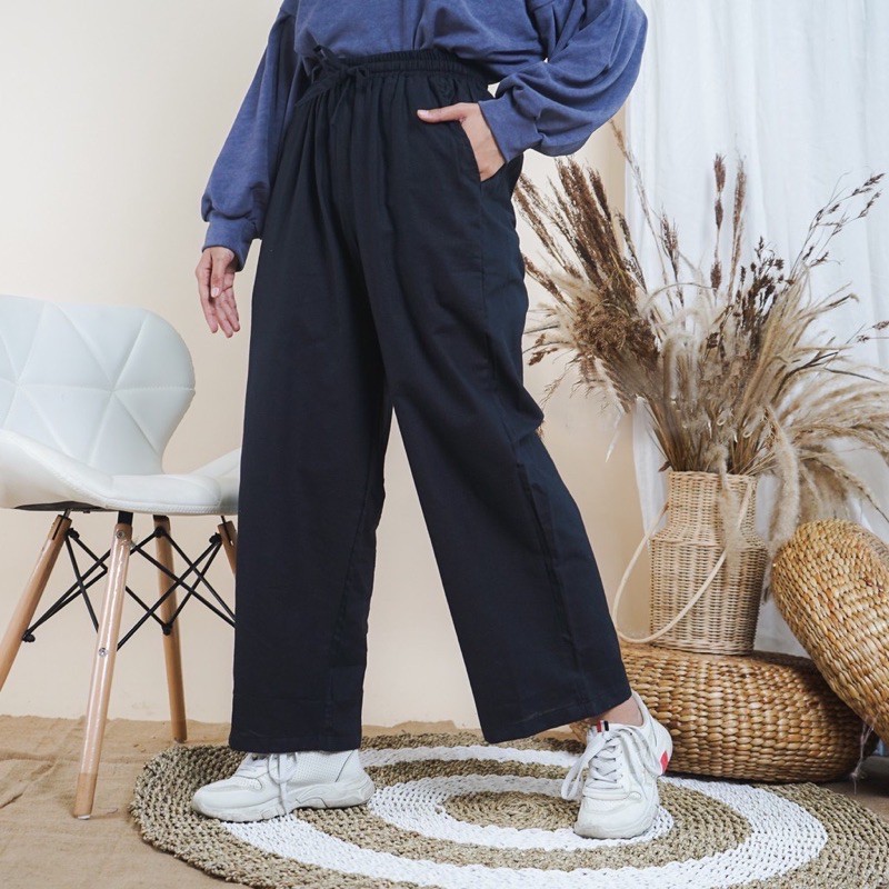 WIDI PANTS KULOT / CELANA BAHAN LINEN / KULOT LINEN MURAH / Kulot Linen