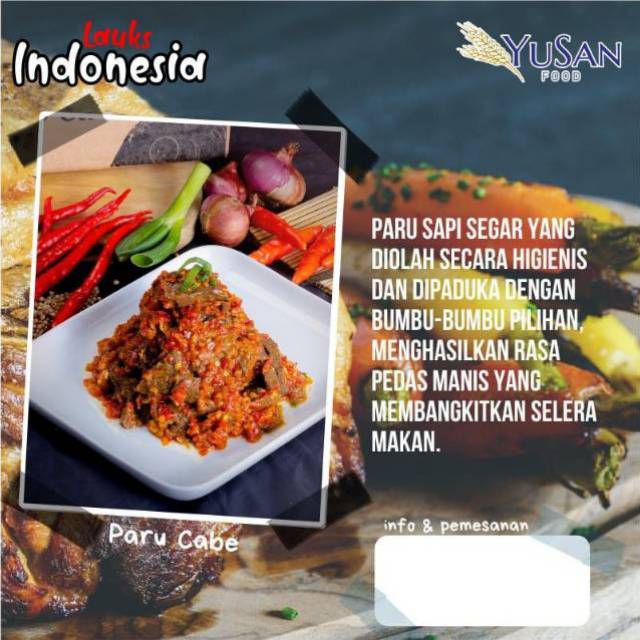 

PARU CABE LAUKS INDONESIA