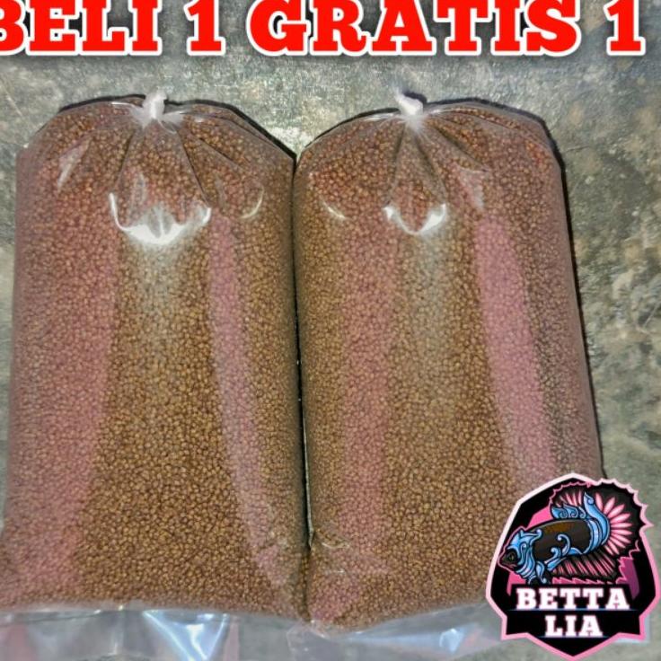 GROSIR BELI 1 GRATIS 1  Pelet/Pakan/Pur Cupang Guppy Molly Dan ikan Hias kecil sale