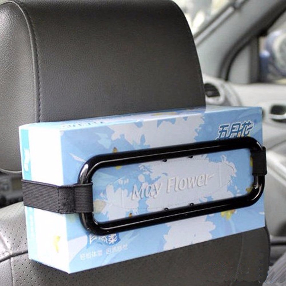 Car Sun Visor Seat Kembali Tissue Napkin Paper Box Holder