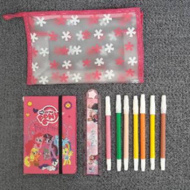 Pouch Make Up Kosmetik Orgainizer Multi Fungsi Motif Bintang