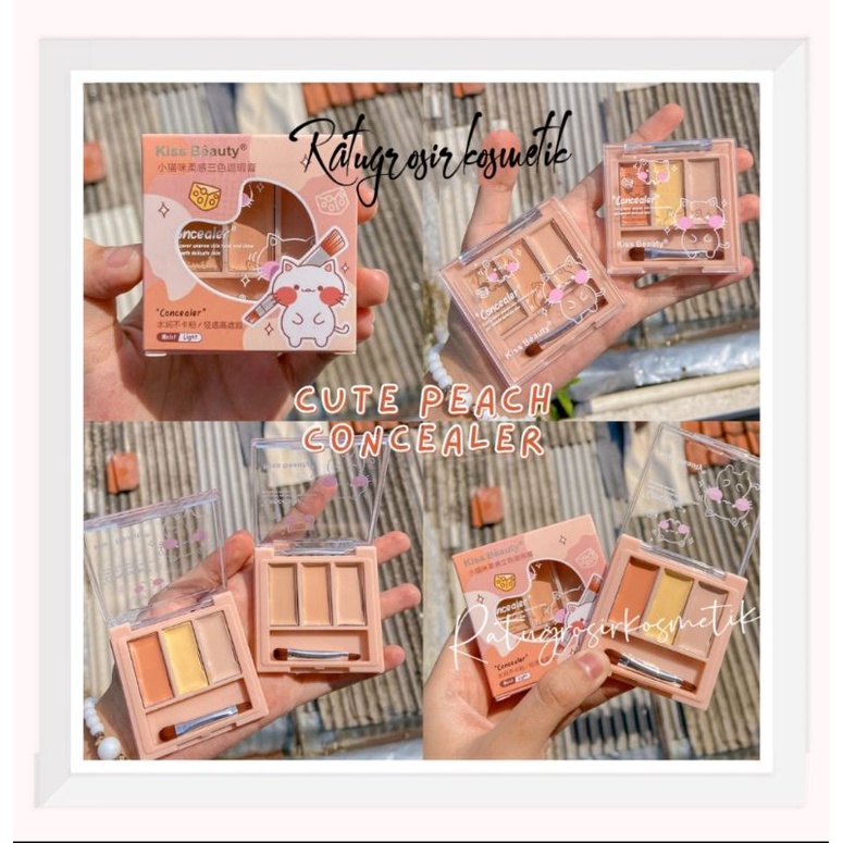 PROMO!!!CONCEALER CUTE PEACH KISS BEAUTY NO.23075