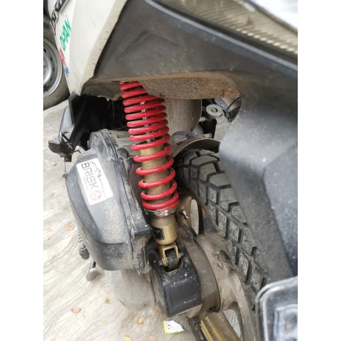 Shock Shockbreaker Sok Belakang Vario 125 Led 150 Original Daytona 1Pc - Merah
