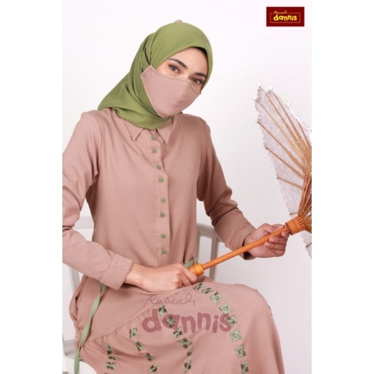 A220105 Abaya Dewasa by rumah dannis Size XS - XL