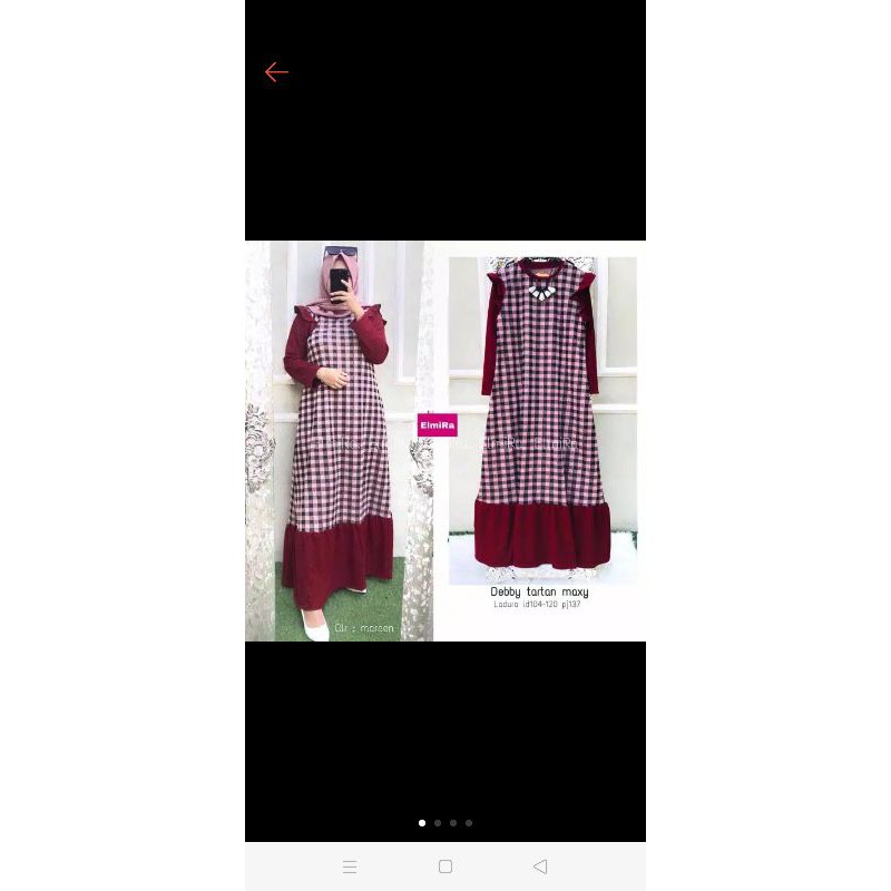 Gamis Betina Kotak