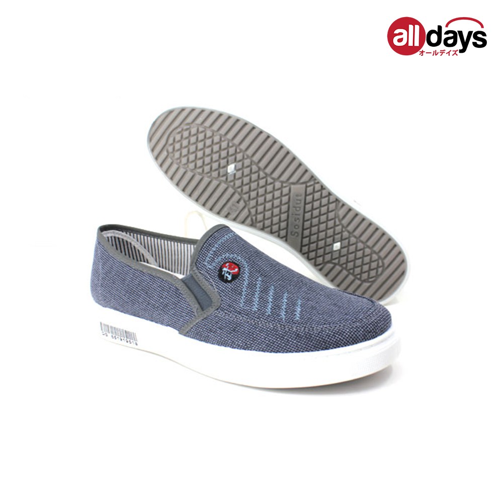 Faster Sepatu Sneakers Slip On Pria / Sepatu Kanvas Import Pria 1066 Size 39-43