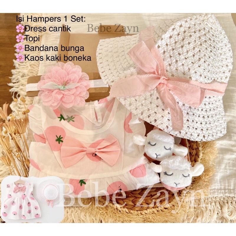 {BEBE ZAYN} Hampers baby/ hampers bayi/ baby gift/ kado bayi/ baby newborn/ Baby Girl/ Baby Girl Summer Set-Summer Strawberry