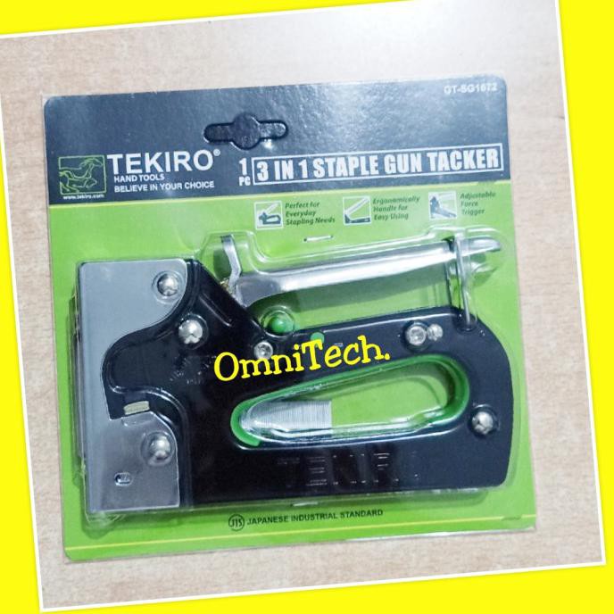 

Staple Staples Stapler Steples Gun Tacker Tembak Jok 3 In 1 Tekiro - Grosir Murah !