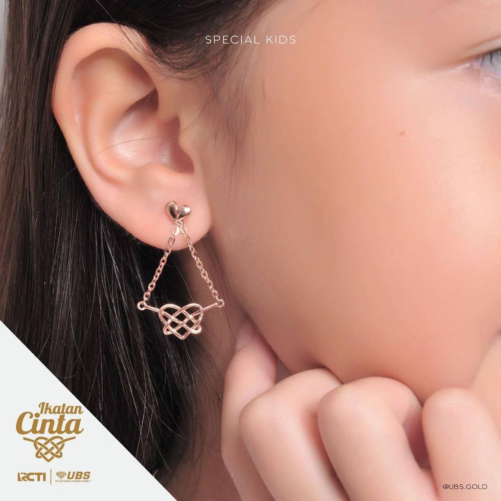 Anting Emas &quot;Ikatan Cinta / Reyna&quot; Anak Edisi Spesial 8K PRE ORDER - SDW Gold -