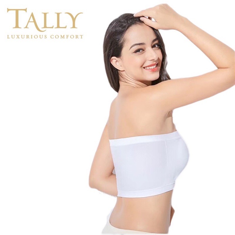 TALLY BRA KEMBEN BRALETTE W002 I FREE SIZE I BAHAN RAJUT HALUS | TANPA BUSA