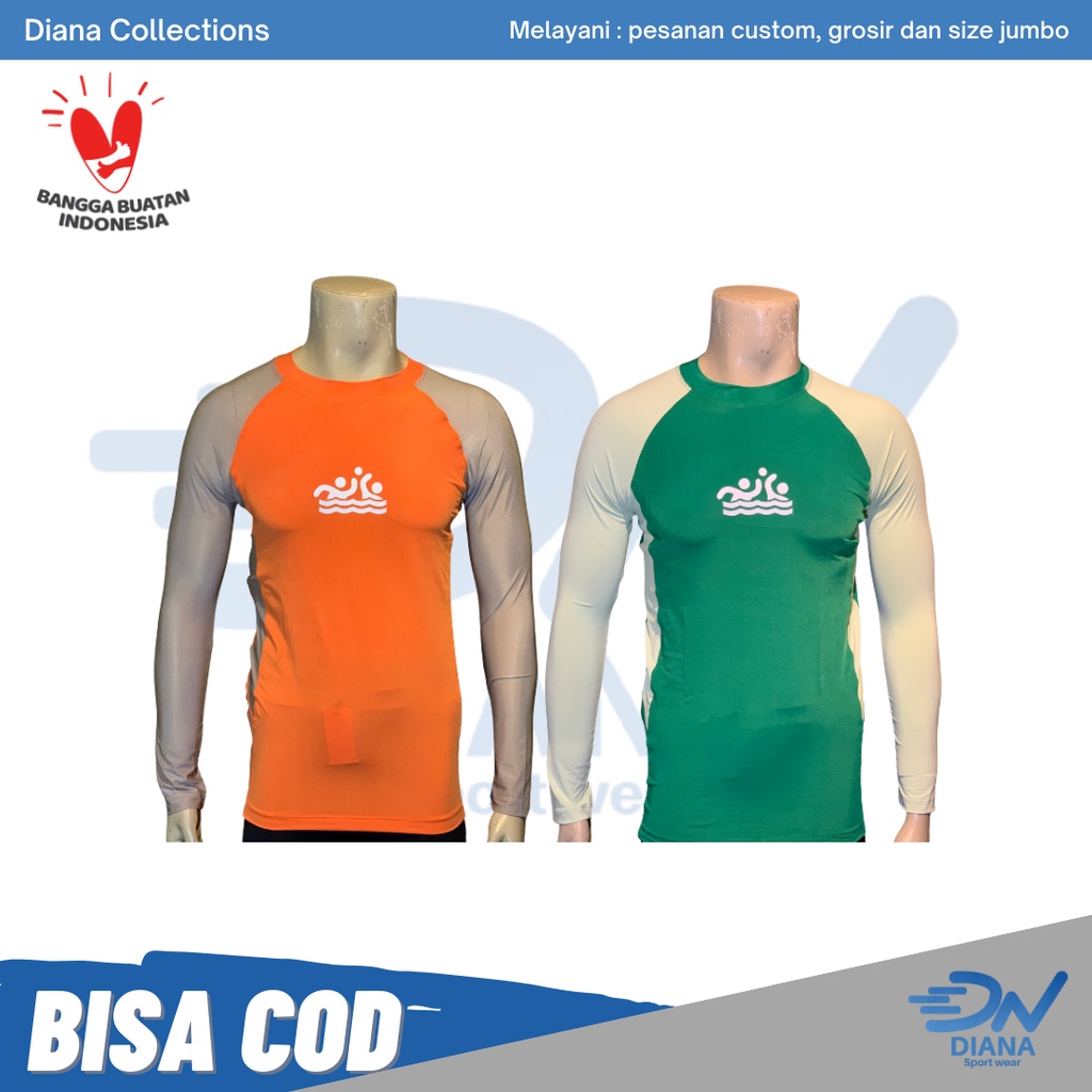 Atasan renang | atasan renang pria | atasan renang pria jumbo | atasan renang pria jumbo tangan panj
