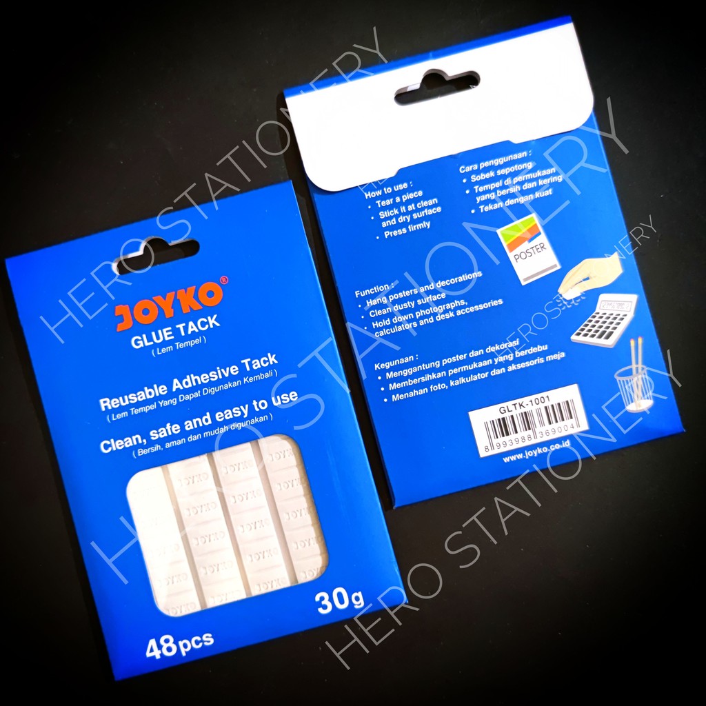 

Joyko glue tack lem tempel perekat serbaguna reusable GLTK-1001