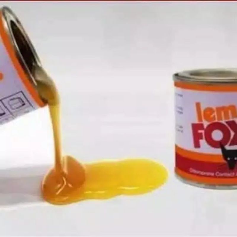 Lem Fox Kuning Lem Kualitas Bagus 70gr Gram Karpet Sendal Sandal lem Kulit Kayu HPL