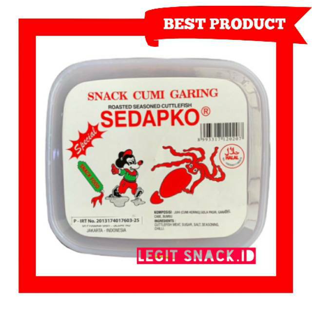 

Juhi Cumi Sedapko Snack Panggang Haring 140 Gram