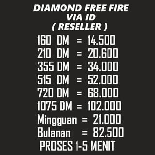 TOPUP DIAMON FF BESAR RESELLER | Shopee Indonesia
