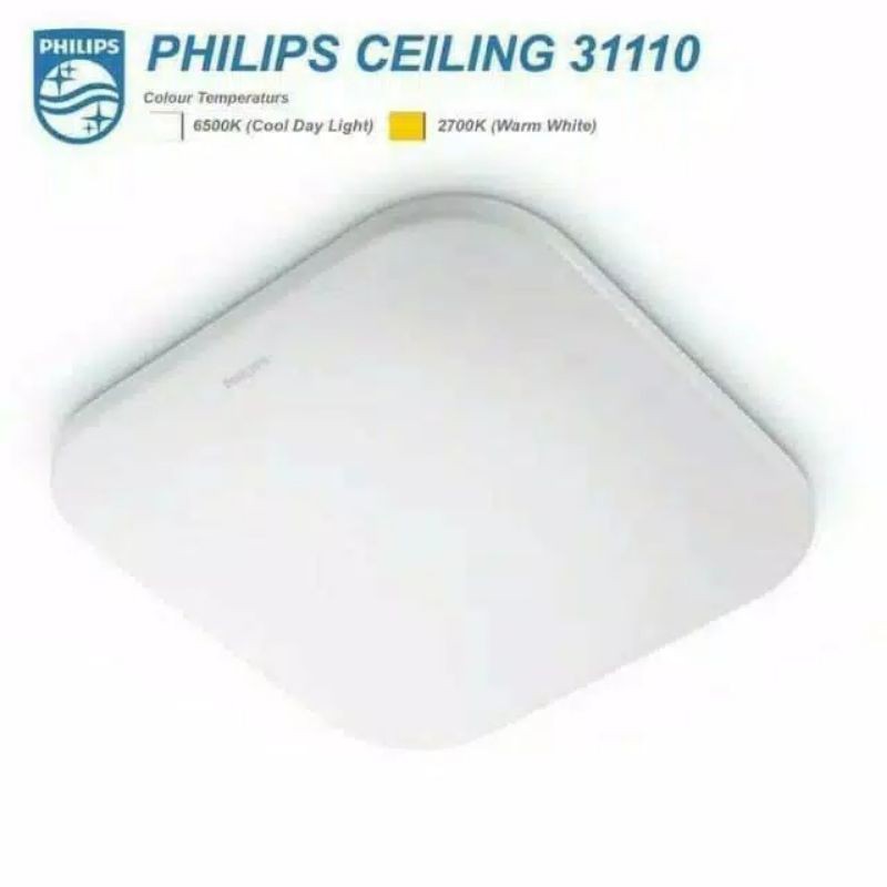 Philips moire 31110 17W ceiling lamp 30x30 6500K