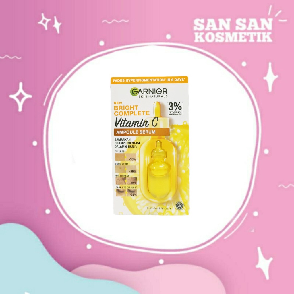 GARNIER - Bright Complete - Vitamin C Ampoule Serum ( 1 AMPOULE - 1.5 ml )