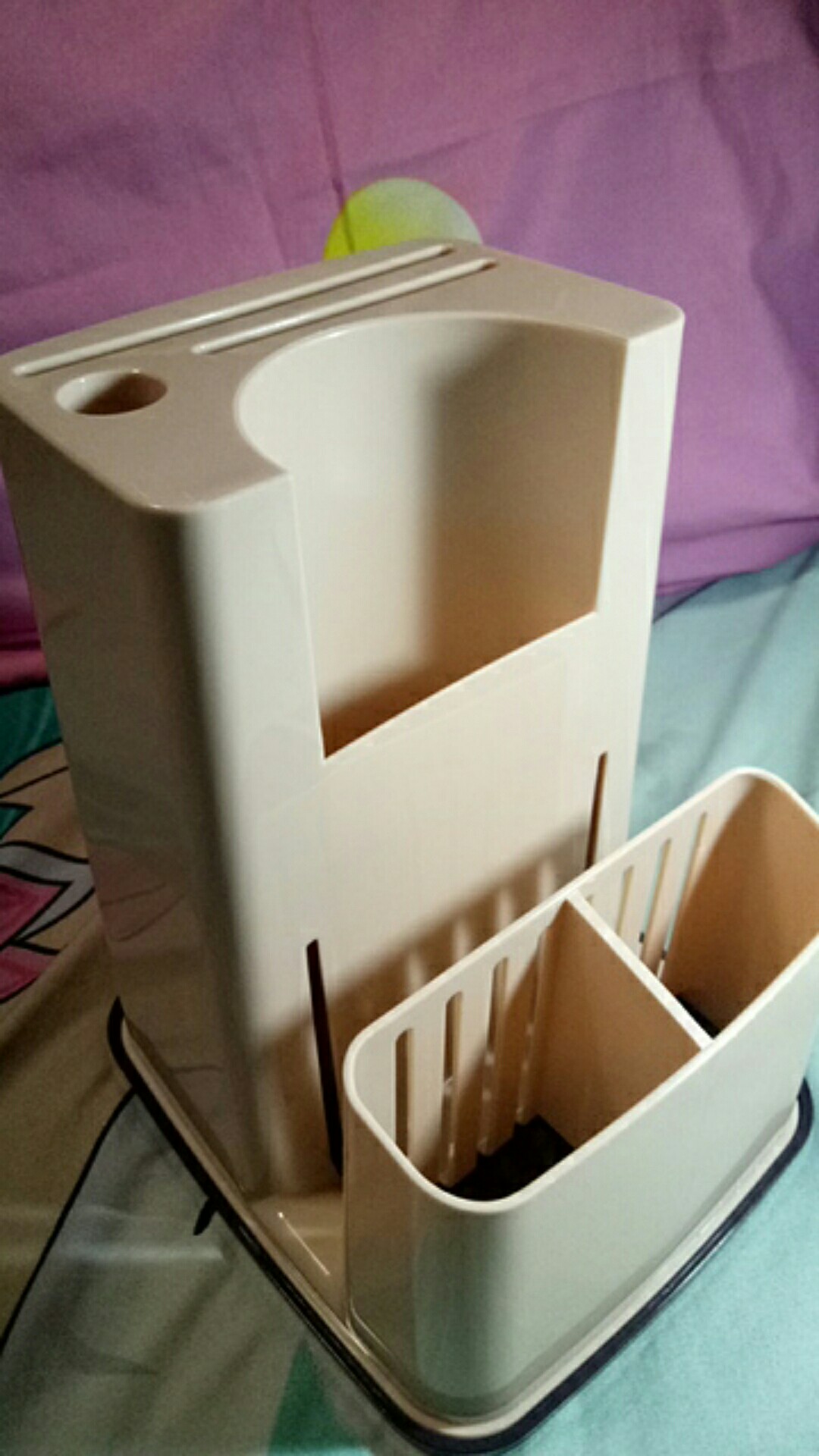 Tempat Penyimpanan Sendok Garpu Talenan Pengasah Pisau Set