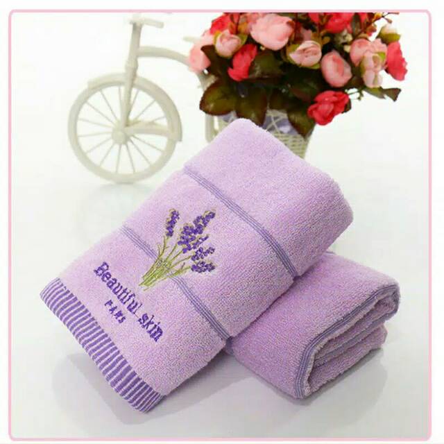 Handuk cotton Lavender