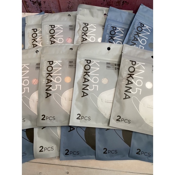 Pokana KN95 6ply Mask Adult Sachet isi 2pc / box isi 12