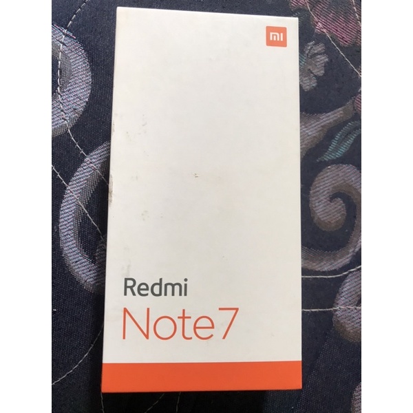Redmi note 7 4/64 second ORIGINAL FULLSET