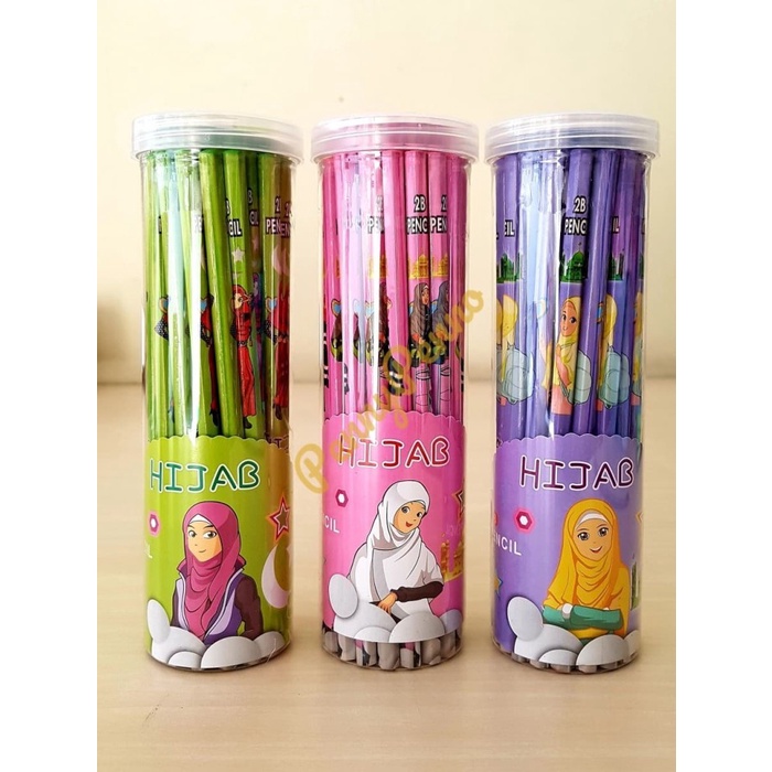 

Sale!!! Pensil 2B Model Hijab, Lol 1 Tabung Isi 36 Pcs Promo