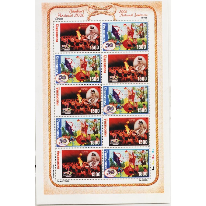 

Perangko Filateli N6 Indonesia 2006 National Jamboree 2006