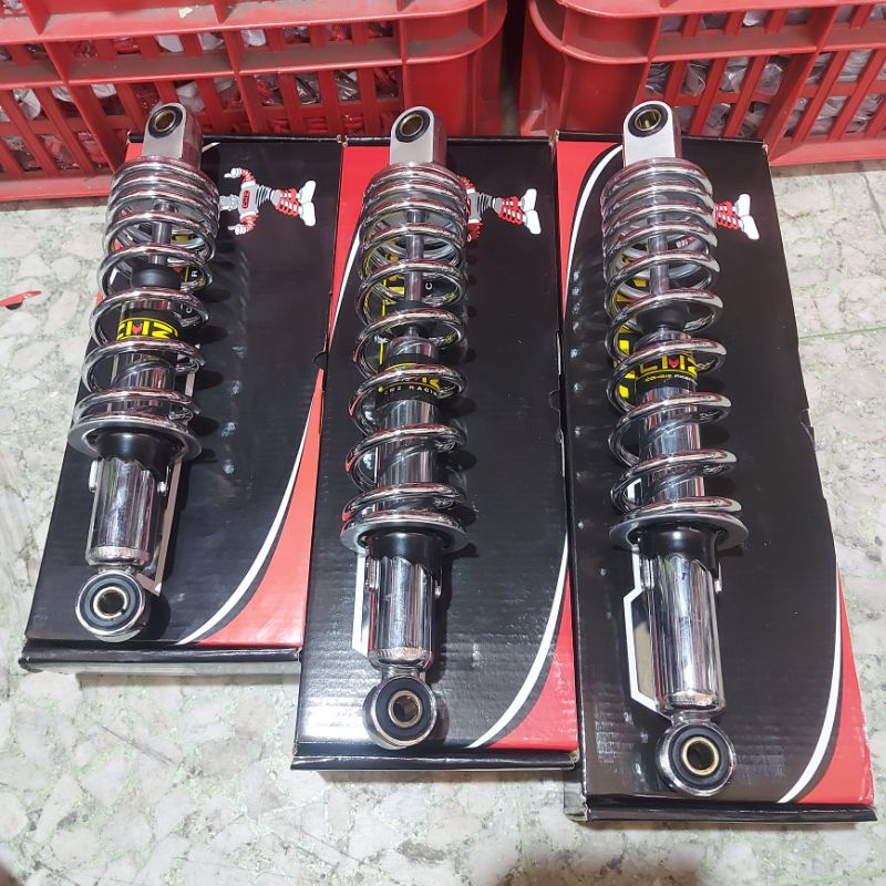 SHOCK BREAKER SUPRA REVO JUPITER VEGA 280, 320, 340 MM KOMBINASI CHROME (CB-015)