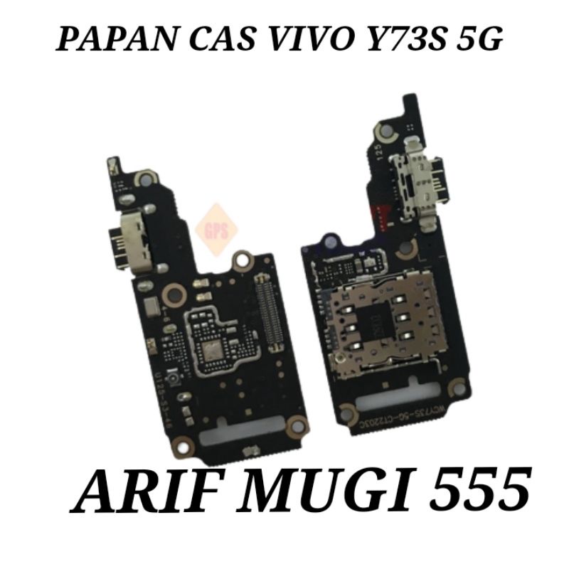 FLEXIBLE BOARD TC PAPAN CAS KONEKTOR CONEKTOR CHARGER VIVO Y73S 5G PLUG IN MIC ORIGINAL