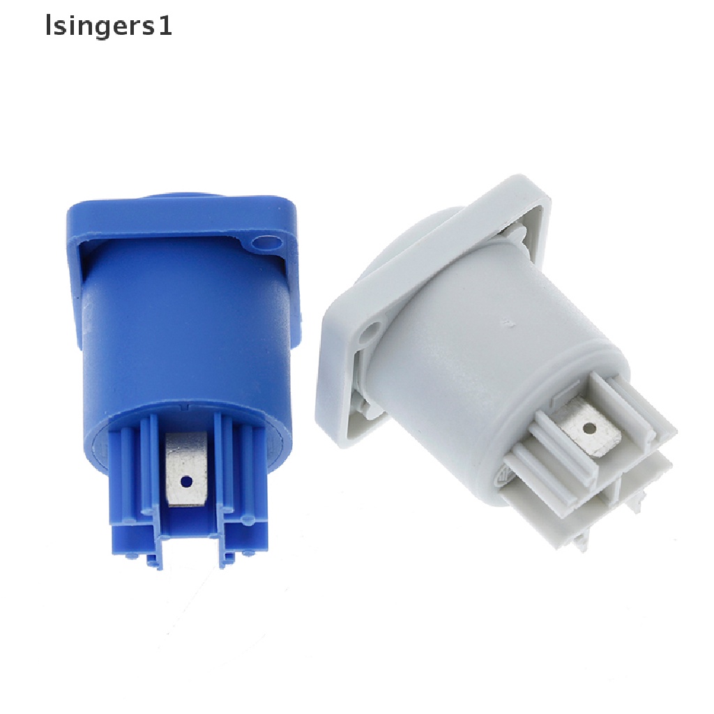 (lsingers1) Nac3fca Socket Konektor Panel PowerCon 3 Pin Female 20A / 250V