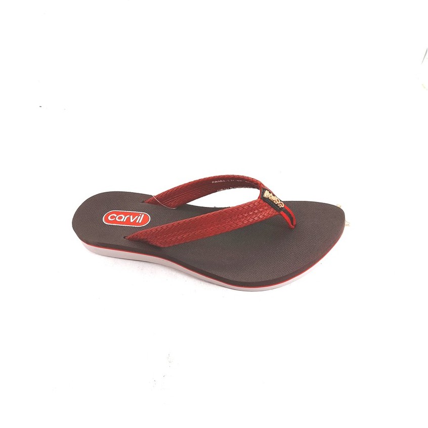 Sandal Wanita Carvil Wanita Japit Teplek Rihana L Red